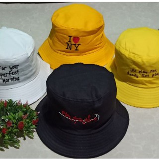 EMBROIDERY BUCKET HAT ASSORTED