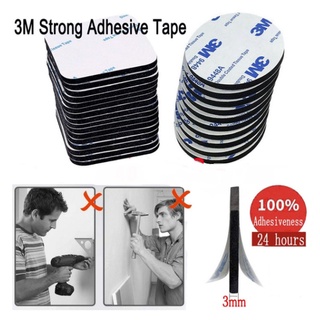 10pcs Set Double-Sided Sticky Pads Adhesive Foam Pads Extra Strong Black Adhesive Mounting Pads