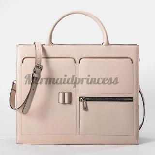 Women Multifunction Handbag Solid 13.3 Inch Laptop Briefcase Crossbody Bag CWRB (6)