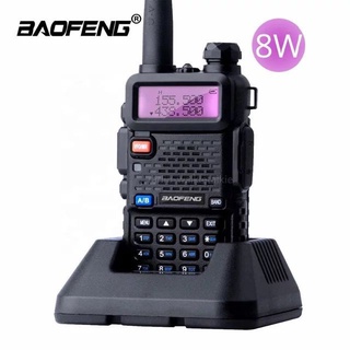 【Fast shipping】 2pcs Baofeng UV5R 8W VHF/UHF Dual Band Two-Way Radio With headphones