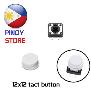 12x12x7.3mm tactile switch tact button 12*12(7.3 mm Normally Open momentary 12x12x7 NO + cap