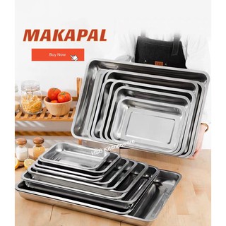 Food Warmer /Tray /Plate Multi purpose Stainless Steel Serving 1 piece A-01