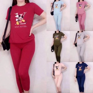 【MISS YOU】Mickey Terno Tops & Pajama Adult Terno For Women