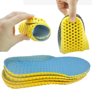 foot cushion☽✁✤Stretch Breathable Deodorant Running Cushion Insoles Orthopedic Pad Memory Foam Man W