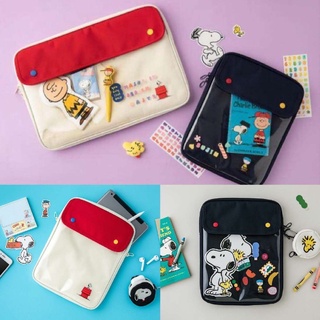 notebook◐┅On Sale!! Snoopy Cute iPad 9.7/10.5/11 Pouch MacBook 11/13.3/14/15.6in Notebook Sleeve Bag