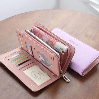 Dompet dompet kecil beg tangan tas dompet beg zip beg kecil nipis kecil model letupan segar kunci be