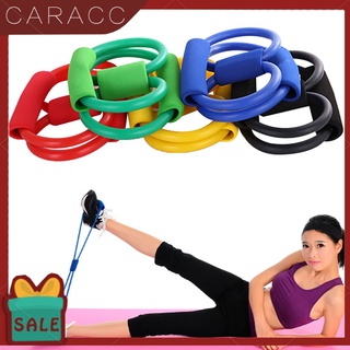 CarAcc 8-Shape Resistance Band Gym Workout Yoga Elastic Tube Rope Fitness Equipment