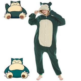 Pokemon Kigurumi Anime Snorlax Cosplay Pajamas Jumpsuit Adult Sleepwear Onesie (1)