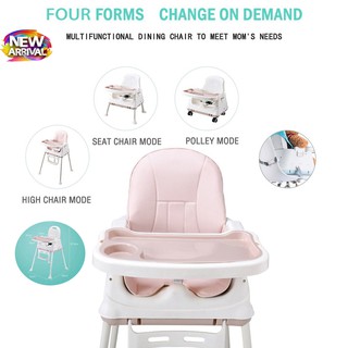 Baby Dining Chair Baby Booster Seat Kids Dining Table Baby High Chair Adjustable Highchair (1)