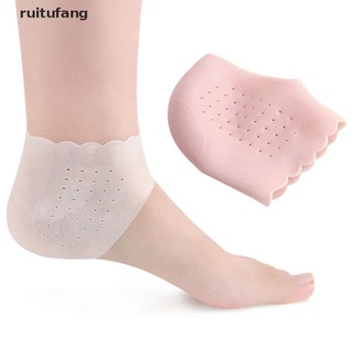 (hot*) Women Men Silicone Foot Chapped Care Moisturizing Gel Heel Socks Cracked Skin ruitufang