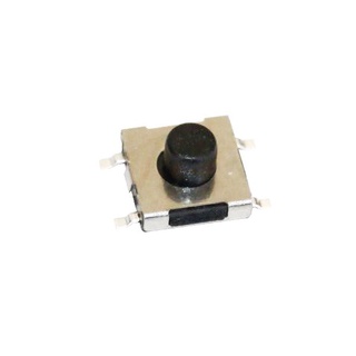 ✁♨✑Tact Switch, 4.5×4.5×2.7mm, Operating Force 160gf, SMD, Black Button
