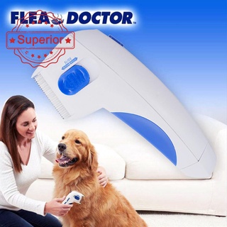 Flea Doctor Comb Electric Dog Anti Flea Comb Head Lice Remover Cat Pets Puppy P6Q2 (1)