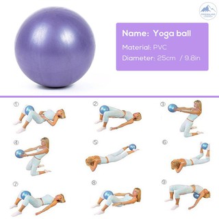 Frew-5pcs Yoga Equipment Set Include Yoga Ball Yoga Blocks Stretching Strap Resistance Loop Band Exercise Band (5)