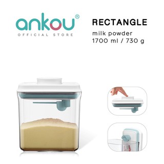 ▩▥Ankou Air Tight Milk Powder Container - Rectangle (1700ml)