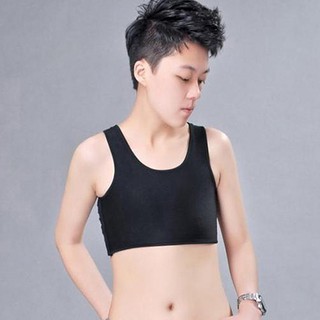Casual Girl's Breathable Undershirt Breast Binders Slim Corset Vest Tank Top (7)