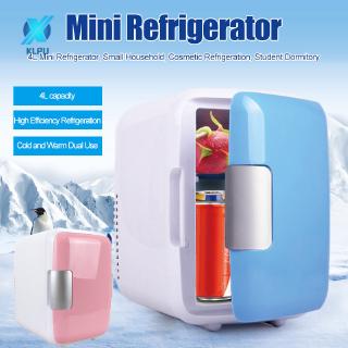 COD# Mini 4L Fridge Makeup Refrigerators Dual-Use High Efficiency for Car #PH