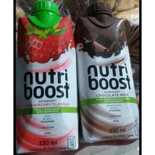 Beverages☊Nutri Boost Chocolate Milk Drink/Strawberry 330ml