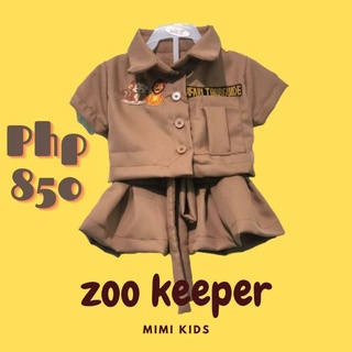 SAFARI/ ZOOKEEPER Jungle Safari Costume for KIDS 1-5 y/o
