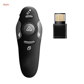 Mojito 2.4G RF Pointer Pen USB Wireless Power Point Presenter Laser Pen Remote Control