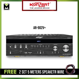 Konzert AR-902V+ 500W x 2 AV Receiver with BT, USB, AM/FM & HDMI (1)