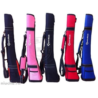 Mini Golf Bag Golf Pu Leather Golf Bag Adjustable Shoulder Bag