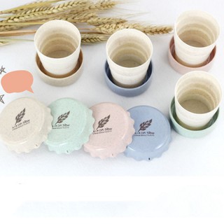 Portable Multi-purpose Water Cup Protection Wheat Straw (1)