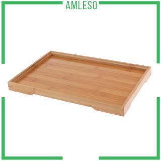 [AMLESO] Multi-sizes Wooden Tea Breakfast Serving Trays / Craft Plain Wood Platter S3TK (6)