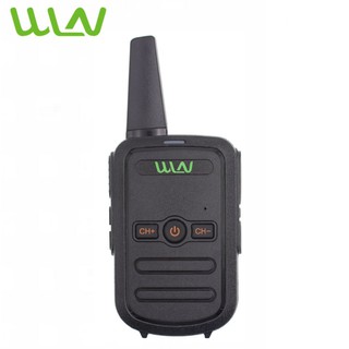 WLN KD-C51 UHF 400-470MHZ 16 Channel Two-Way Walkie Talkie Radio 5W ( BLACK)