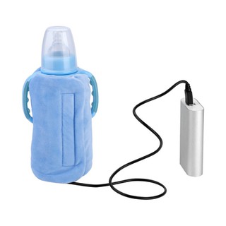food warmer❀✠♕USB Baby Bottle Warmer Portable Travel Milk Warmer Infant Feeding Bottle Heated Cover