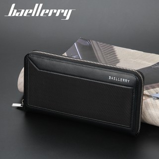 Baellerry Long Wallet Men Clutch New Vintage Fashion Handbag Business Card Wallet Large Capacity (1)