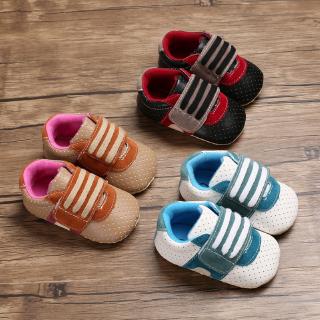 Infant Babies Boys Shoes Sole Soft PU Leather Solid Footwear For Newborns Toddler Crib Moccasins
