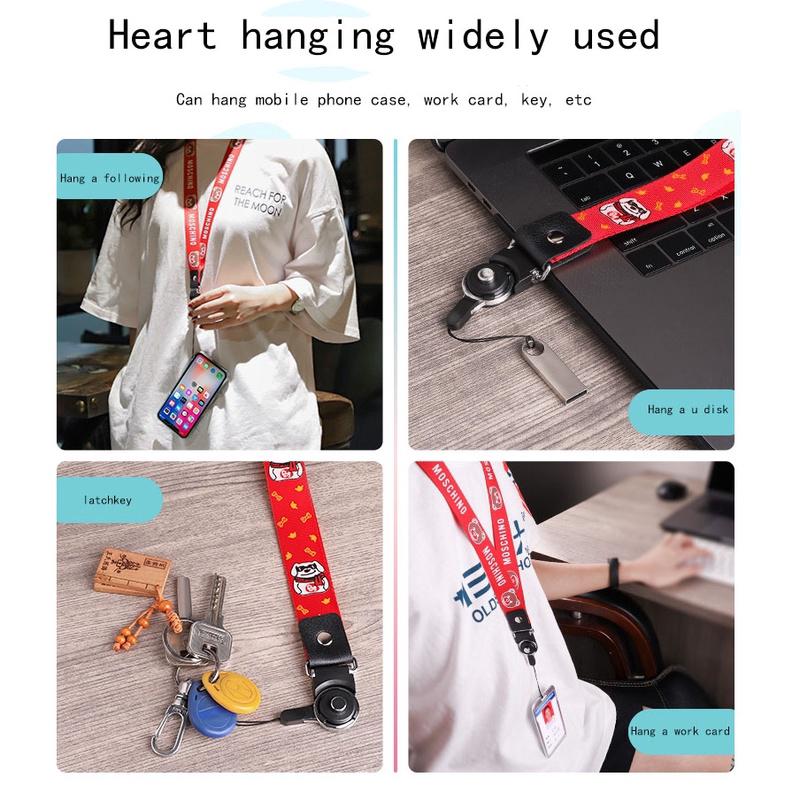 Mobile phone hanging rope cartoon wide hangingrope cute Spot Suitable for all kinds of mobile phones (4)