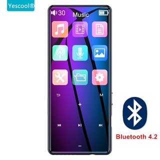 Yescool X10 Bluetooth MP4 Player Touch keys HiFi digital Audio sport Walkman With FM Radio EBook Voi