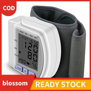 ❦☌Digital Wrist Blood Pressure Monitor Sphygmomanometer with Wriatband