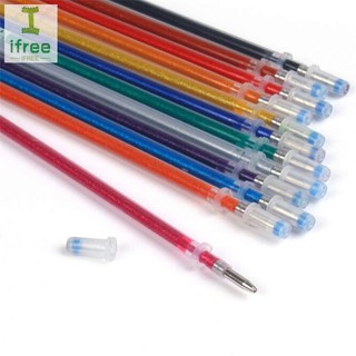 48pcs/set School Supplies Stationery Gel Ink Refills Pen Neon Glitter Sketch Drawing Markers (2)