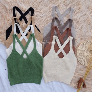 100shoppe Xback Knitted Croptop