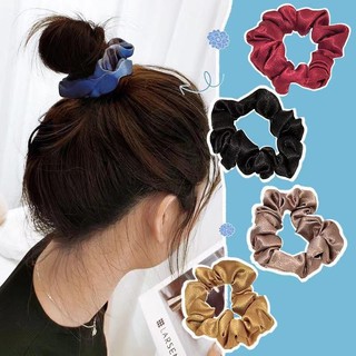 1PC Satin Silk Hair Tie Elastic Scrunchies Ponytail Holder Hair Rope