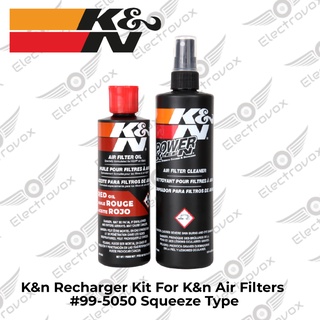 Electrovox K&N Re-charger Kit for K&N Air Filters (Original) (USA) Squeeze Type & Aerosol Type (1)