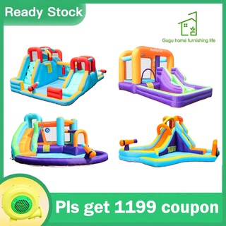 [Ready stock] Inflatable slide bouncy castle Playground pool Inflatable Toys Children's Balloons