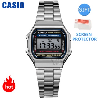 Casio watch silver watch men set brand luxury LED digital Waterproof Quartz men watch Sport military