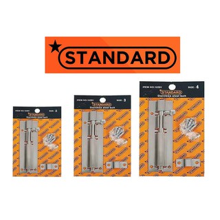 Stainless Steel Door Latch Sliding Lock Barrel Bolt Latch(2 / 3 /4)inch (STANDARD) Brand