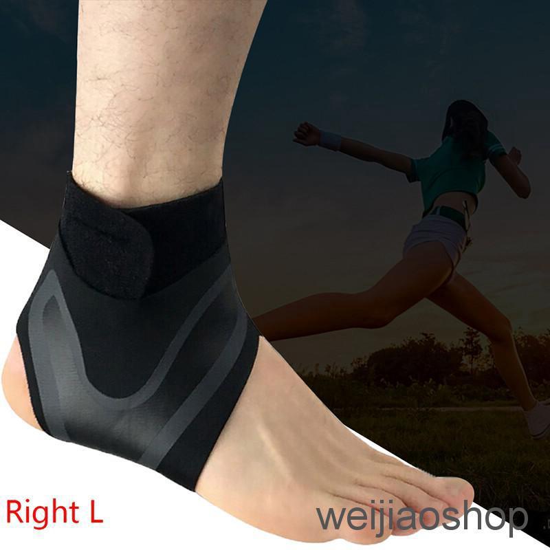 WEIJIAOSHOP Adjustable ankle support brace foot sprains injury pain wrap guard protector (6)