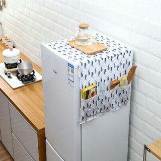 Waterproof Cloth Printing Household Refrigerator Freezer Storage Bag Dust Cover