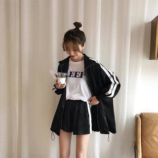 Version Of Women 's Summer Korean Version Of The Long Protection Clothing Women' S Students New Coat nipis Loose Protection Clothing