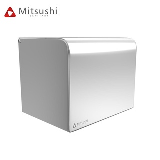 ♚Mitsushi K15-A 304 Stainless Steel Bathroom Toilet Paper Holder Roll Tissue Box Wall Mounted Holder (1)