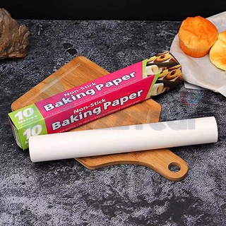AIZZYCAI 10M Baking Paper Barbecue Double-sided Silicone Oil Paper Parchment