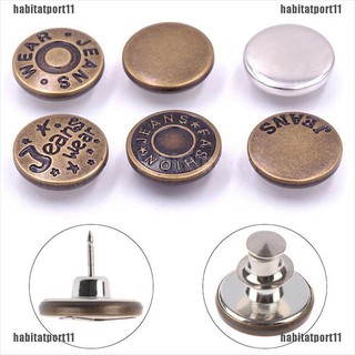 【COD•habi】17mm Metal Jeans Button Tack Snap Fastener Press Metal Riv (1)