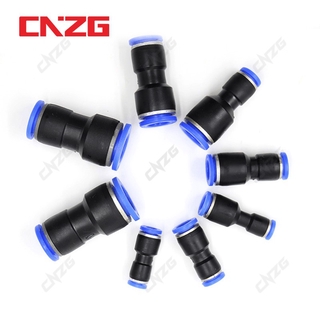Pneumatic Fitting Hose Quick Connector PU PG Water Fittings 4mm 6mm 8mm 10mm Straight Push into Air Tube Plastic Joint Release Pipe