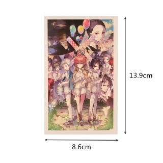 New Japanese Anime 1 Set Large Size Postcard/Greeting Card/Message Card/Fans Gift Card (8)