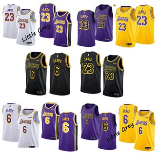 NBA Lakers 23 Lebron James Swingman Basketball Jersey